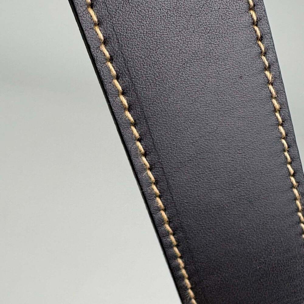 GUCCI Vintage Black Coated Canvas Shoulder Bag - Picture 8 of 9